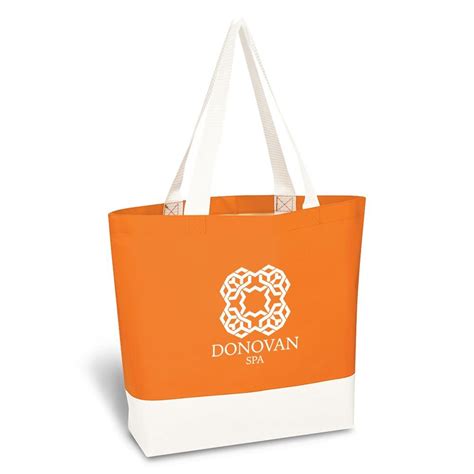 Charisma Laminated Non Woven Tote Bag Personalization Available Positive Promotions