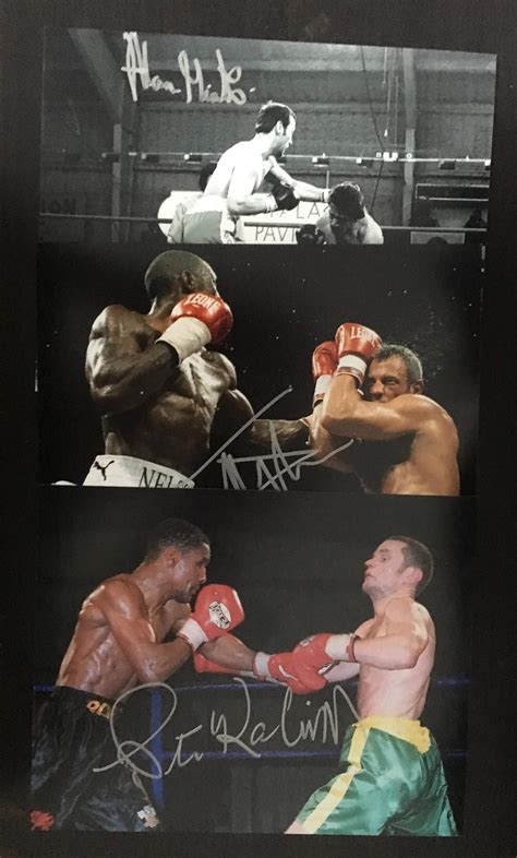 Sold Price Boxing Signed Photo Collection January Pm Gmt