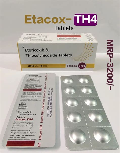 Etoricoxib Thiocolchicoside Tablets At 3290 Box Zirakpur