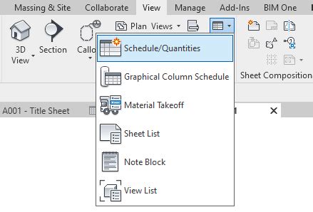 Tablas De Planificaci N En Revit Qu Son Y C Mo Se Crean Distrito Bim