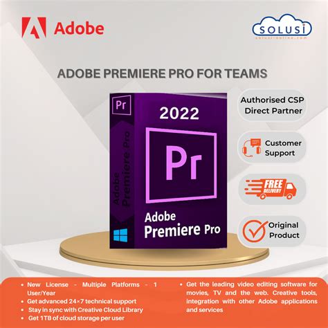 Harga Jual Lisensi Adobe Premiere Pro For Teams Original 2024 | Solusi ...
