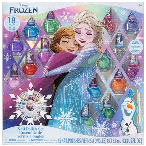 Disney Frozen Townley Girl Non Toxic Peel Off Nail Polish Set With S