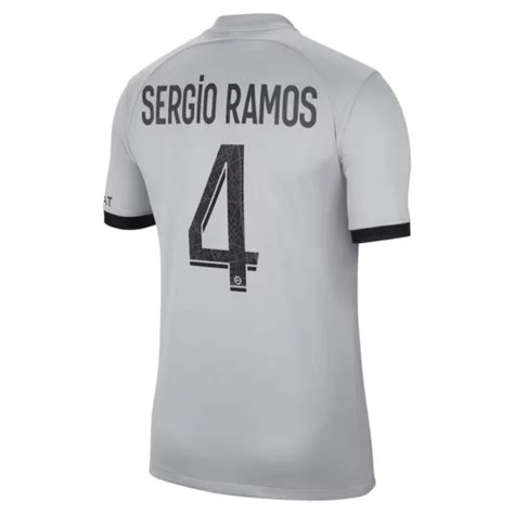 Sergio Ramos 4 Paris Saint-Germain (PSG) 22/23 Away Jersey - SideJersey