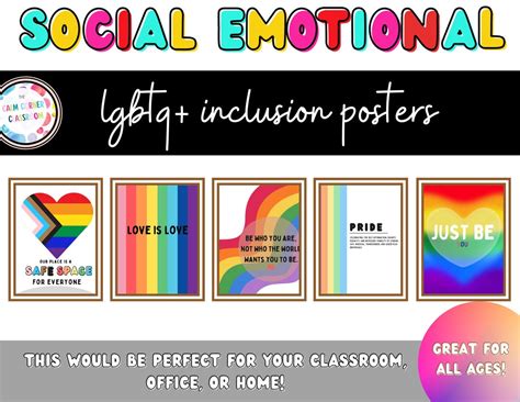 Inclusion Posters L School Counselor L Office Decor L Inclusive Art Sign L Social Worker L