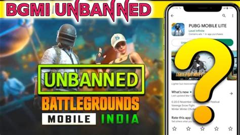 Bgmi On Play Store Bgmi Unbanned In India Pubg Lite Ka Kya Hoga