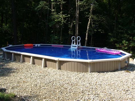 Semi Inground Lap Pool