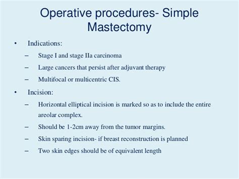 Mastectomy