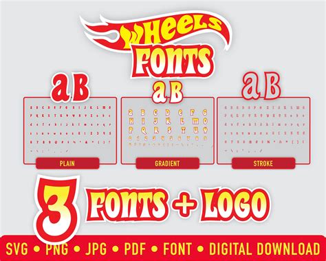 Font Digital Digital Prints Ttf Pops Cereal Box Hot Wheels Fonts