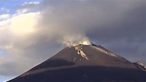 Volc N Popocat Petl Registra Exhalaciones En Horas El Heraldo