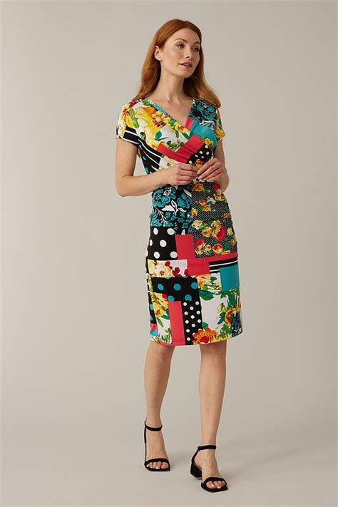 Joseph Ribkoff Mixed Print Dress Style Re Avenue