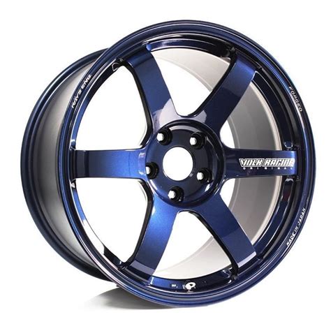 RAYS Volk Racing TE37 Saga S Plus 18x9 5 39 5x120 Mag Blue Face 4