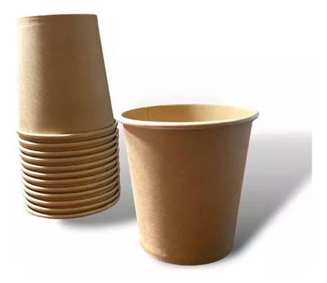 Vaso Polipapel Kraft Oz Unidades Cuotas Sin Inter S