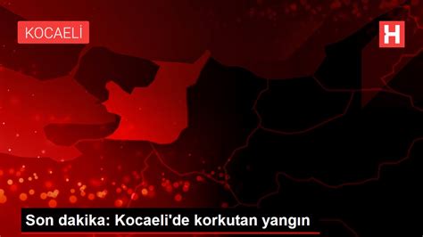 Son Dakika Kocaeli De Korkutan Yang N Haberler