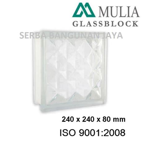 Jual Mulia Glass Block Diamond 1 Dus 240 X 240 X 95 Mm Kota Bandung Serba Bangunan Jaya