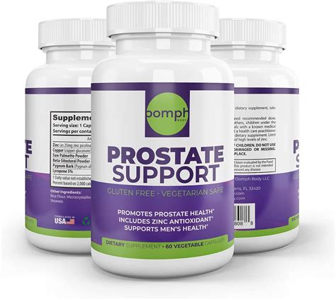 Oomph Body Prostate Support Formulated With Zinc Pygeum