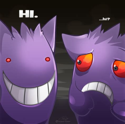 Creepy Gengar Is Creepy By Super Tuler On Deviantart