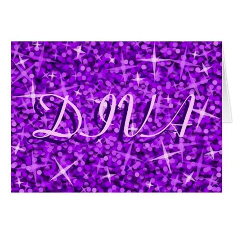 Glitz Purple Diva Happy Birthday Card Zazzle