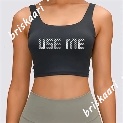 Use Me Master Sub Dom Rough Bondage Sex Tank Top Humor Spring Autumn Plus Size 4xl Tops Designer