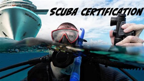 Open Water Scuba Certification With Royal Caribbean Overview YouTube