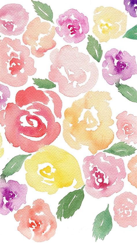 Gratis 76 Gratis Wallpaper Flower Watercolor Hd Terbaru