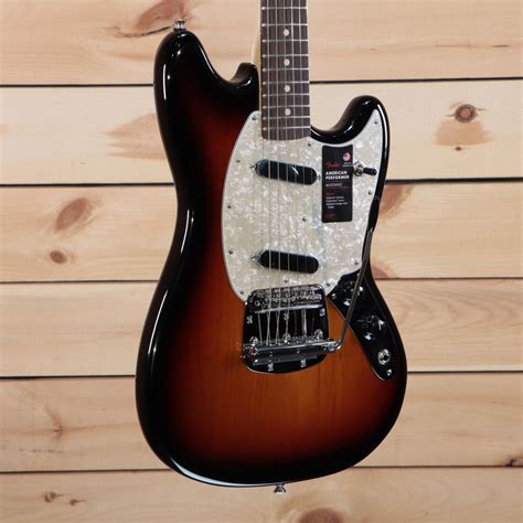 Fender American Performer Mustang 3 Color Sunburst Righteous Guitars