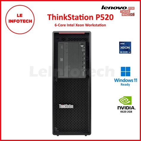 Lenovo Thinkstation P520 Desktop Tower Workstation 4 Core Intel Xeon 32