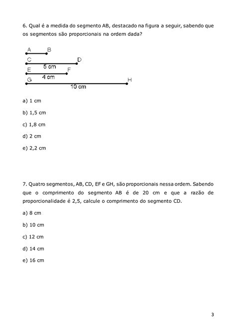 Segmentos Proporcionais Pdf