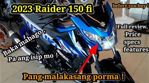 New Suzuki Raider Fispecs Features Price And Installment Youtube