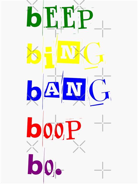 "storybots - beep, bing, bang, boop, and bo" Sticker for Sale by wearyourdesign | Redbubble