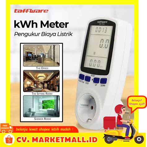 Jual Steker Stop Kontak Kwh Meter Digital Tampilan Lcd Pengukur Biaya