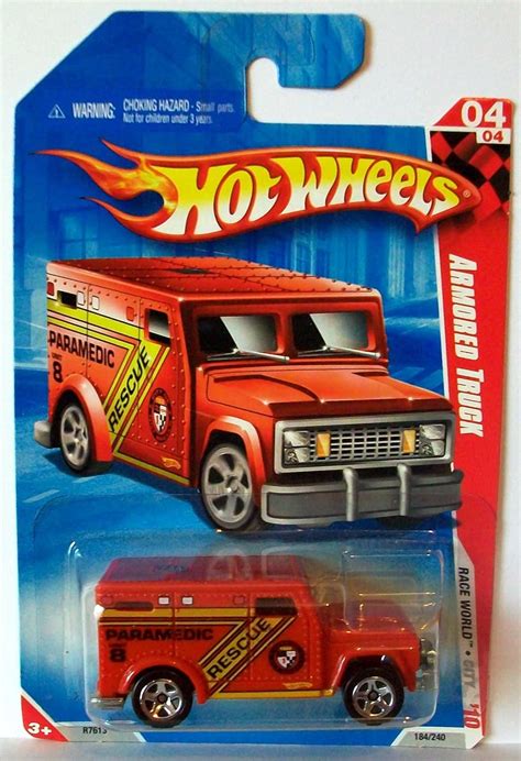 Amazon Hot Wheels 2010 184 240 Armored Truck Red 1 64 Arts Crafts Sewing