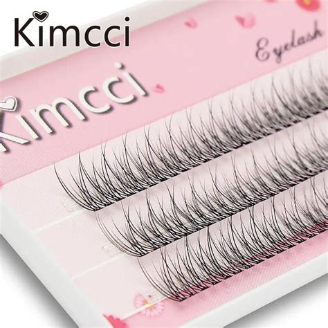 Kimcci Extensiones De Pesta As Individuales De Vis N Maquillaje D