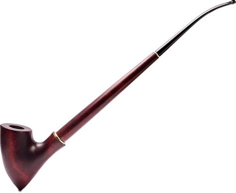 Dr Watson Pipe à tabac en bois extra longue Churchwarden style