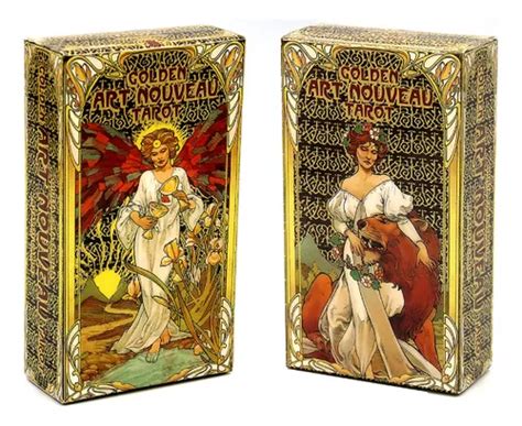 TAROT GOLDEN ART NOUVEAU MINI MANUAL CARTAS De GIULIA MASSAGLIA