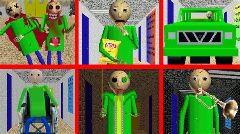 Baldi Jumpscare Evolution Of 2019 Baldis Basics Mods Youtube