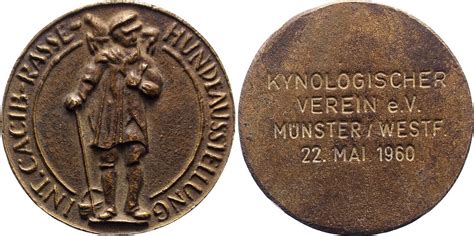 Münster Stadt Bronzegussmedaille 1960 Kl Randfehler EF MA Shops