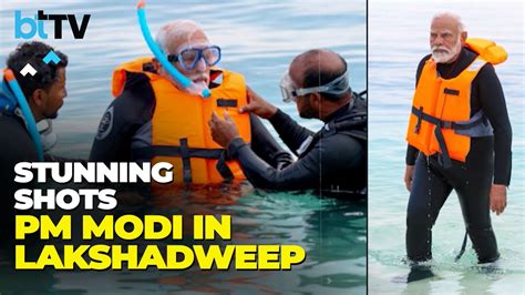 What An Exhilarating Experience PM Modi Goes Snorkelling In