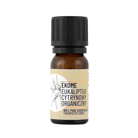 Ekome Organiczny Olejek Eteryczny Eukaliptus Cytrynowy 10 Ml Ekome