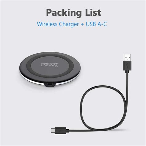 Yootech Wireless Charger 10w Max Fast Wireless Charging Pad Compatible With Iphone 12 Mini 12 12