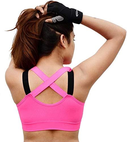 Buy Brachy Womens Fitness Yoga Push Up Sports Bra Sports Non Wired Bra