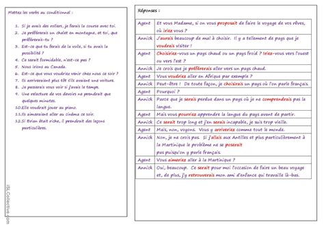 Conditionnel Pratique De La Grammair Fran Ais Fle Fiches Pedagogiques