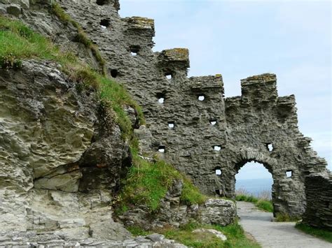 Il Castello Di Tintagel In Cornovaglia Visita Al Luogo Di Nascita Di