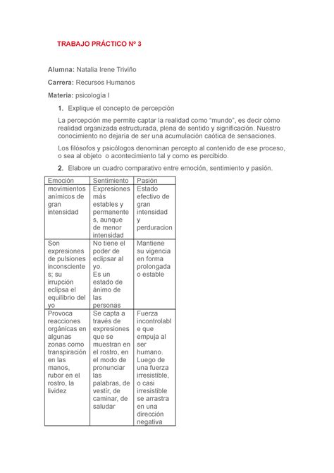 T P N Psicologia Vcbn Trabajo Pr Ctico N Alumna Natalia Irene