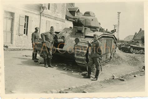 Beute Panzer Tank Frankreich Foto Postimages