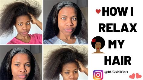 The Best Way To Relax Afro Hair Youtube