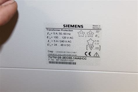 New Siemens Siprotec Numerical Relay Ut Transformer Differential