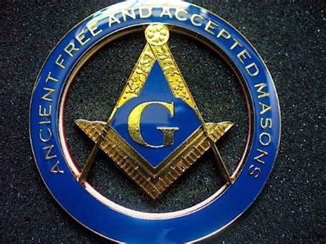 Masonic Car Emblem For Afandam Masons For Blue Lodge Member Of The Craft