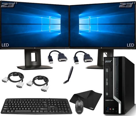 Zestaw Z Dwoma Monitorami Acer X G I S Gb X Led