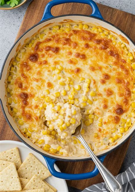 Cheesy Hot Corn Dip Paulacooks