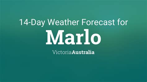 Marlo, Victoria, Australia 14 day weather forecast